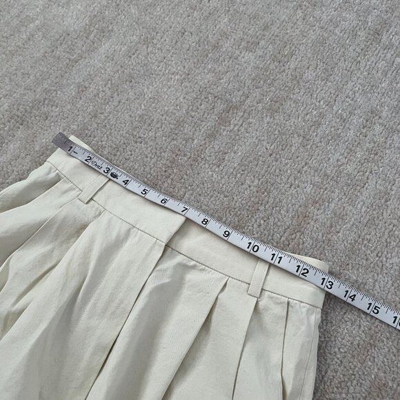 Blossom Cotton High Rise Pleated Utility Cargo Pants S - Picture 7 of 9